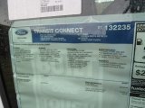 2013 Ford Transit Connect XL Van Window Sticker