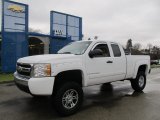 2008 Summit White Chevrolet Silverado 1500 LT Extended Cab 4x4 #74624414