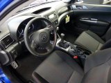2013 Subaru Impreza WRX 5 Door WRX Carbon Black Interior