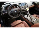 2013 BMW 6 Series 650i xDrive Convertible Cinnamon Brown Interior