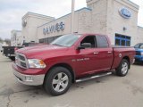 2011 Deep Cherry Red Crystal Pearl Dodge Ram 1500 Big Horn Quad Cab 4x4 #74624600