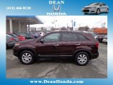 2011 Dark Cherry Kia Sorento LX AWD #74684579