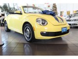 2013 Yellow Rush Volkswagen Beetle 2.5L Convertible #74684738