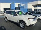 2011 Satin White Pearl Subaru Forester 2.5 X #74732508