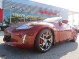 2013 Magma Red Nissan 370Z Sport Touring Roadster #74732613