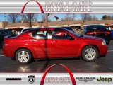 2009 Inferno Red Crystal Pearl Dodge Avenger SXT #74732260