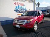 2012 Red Candy Metallic Ford Explorer XLT EcoBoost #74732342