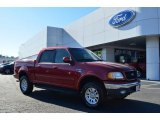 2001 Toreador Red Metallic Ford F150 XLT SuperCrew 4x4 #74732445