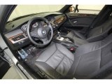 2010 BMW 5 Series 528i Sedan Black Interior