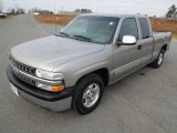 2000 Light Pewter Metallic Chevrolet Silverado 1500 LS Extended Cab #74732787