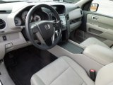 2011 Honda Pilot LX Gray Interior