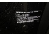2013 7 Series Color Code for Individual Citrin Black Metallic - Color Code: X02