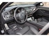 2012 BMW 5 Series 550i xDrive Sedan Black Interior