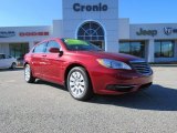 2013 Deep Cherry Red Crystal Pearl Chrysler 200 LX Sedan #74732523