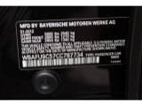 2012 5 Series Color Code for Jet Black - Color Code: 668