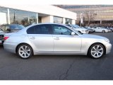 Titanium Silver Metallic BMW 5 Series in 2008