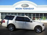 White Platinum Tri-Coat Metallic Ford Expedition in 2010