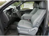 2013 Ford F150 XL Regular Cab 4x4 Steel Gray Interior