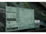 2013 Toyota Sienna LE AWD Window Sticker