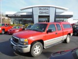 2004 Fire Red GMC Sierra 1500 SLE Extended Cab 4x4 #74786808