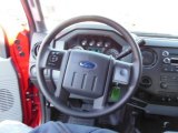 2013 Ford F550 Super Duty XL Regular Cab 4x4 Chassis Steering Wheel