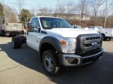 2013 Ford F550 Super Duty XL Regular Cab 4x4 Chassis Front 3/4 View