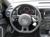 2013 Volkswagen Beetle 2.5L Convertible 50s Edition Steering Wheel