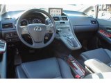 2012 Lexus HS 250h Premium Black/Brown Walnut Interior