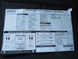 2011 GMC Sierra 1500 Crew Cab Window Sticker