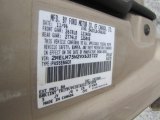 1997 Grand Marquis Color Code for Light Prairie Tan Metallic - Color Code: BA
