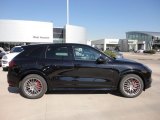 Jet Black Metallic Porsche Cayenne in 2013