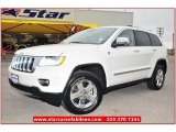 2011 Stone White Jeep Grand Cherokee Overland 4x4 #74850714