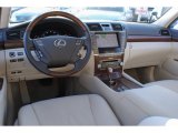 2012 Lexus LS 600h L AWD Hybrid Parchment/Medium Brown Walnut Interior
