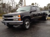 2000 Onyx Black Chevrolet Silverado 3500 LS Crew Cab 4x4 Dually #74879937