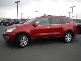 Crystal Red Tintcoat Chevrolet Traverse in 2013