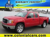 2008 Fire Red GMC Sierra 1500 SLE Extended Cab 4x4 #74879904