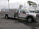 Oxford White Ford F550 Super Duty in 2005