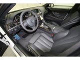 2013 BMW 6 Series 650i Gran Coupe Black Interior