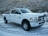 2012 Bright White Dodge Ram 3500 HD Big Horn Crew Cab 4x4 #74925551
