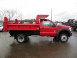 2012 Vermillion Red Ford F550 Super Duty XL Regular Cab 4x4 Chassis #74925037