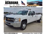 2011 Summit White Chevrolet Silverado 3500HD Crew Cab 4x4 #74925229