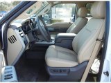 2013 Ford F250 Super Duty Lariat Crew Cab Adobe Interior