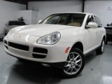 Sand White Porsche Cayenne in 2004