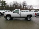 2013 Silver Ice Metallic Chevrolet Silverado 2500HD Work Truck Regular Cab 4x4 #74925635