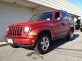 2005 Inferno Red Crystal Pearl Jeep Liberty Renegade 4x4 #74925530