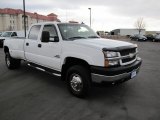 2006 Summit White Chevrolet Silverado 3500 LT Crew Cab 4x4 Dually #74925410