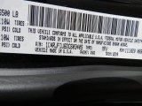 2013 Grand Cherokee Color Code for Brilliant Black Crystal Pearl - Color Code: PXR