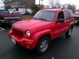 2004 Flame Red Jeep Liberty Limited 4x4 #74925274