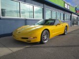 2001 Milliennium Yellow Chevrolet Corvette Coupe #74973815