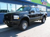 2004 Black Ford F250 Super Duty XLT SuperCab 4x4 #74973791